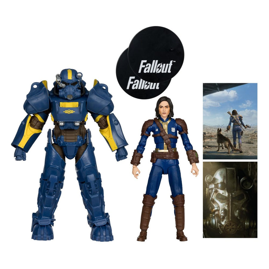 Fallout 4 Statue 2 - Pack T - 60 Vault Tec & Sole Survivor 18 cm - The Happy Toy Store