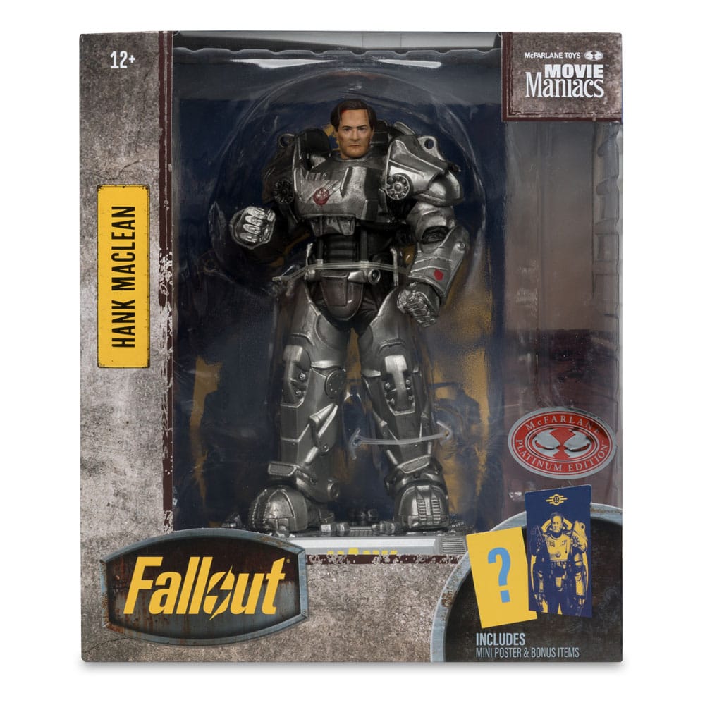 Fallout Movie Maniacs Action Figure Hank Maclean (Season 2) (Red Platinum Edition) 17 cm - The Happy Toy Store