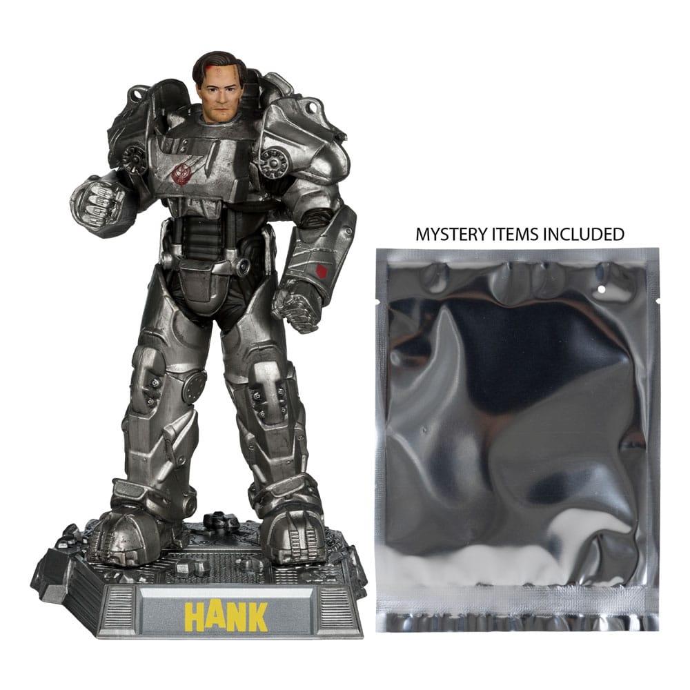 Fallout Movie Maniacs Action Figure Hank Maclean (Season 2) (Red Platinum Edition) 17 cm - The Happy Toy Store