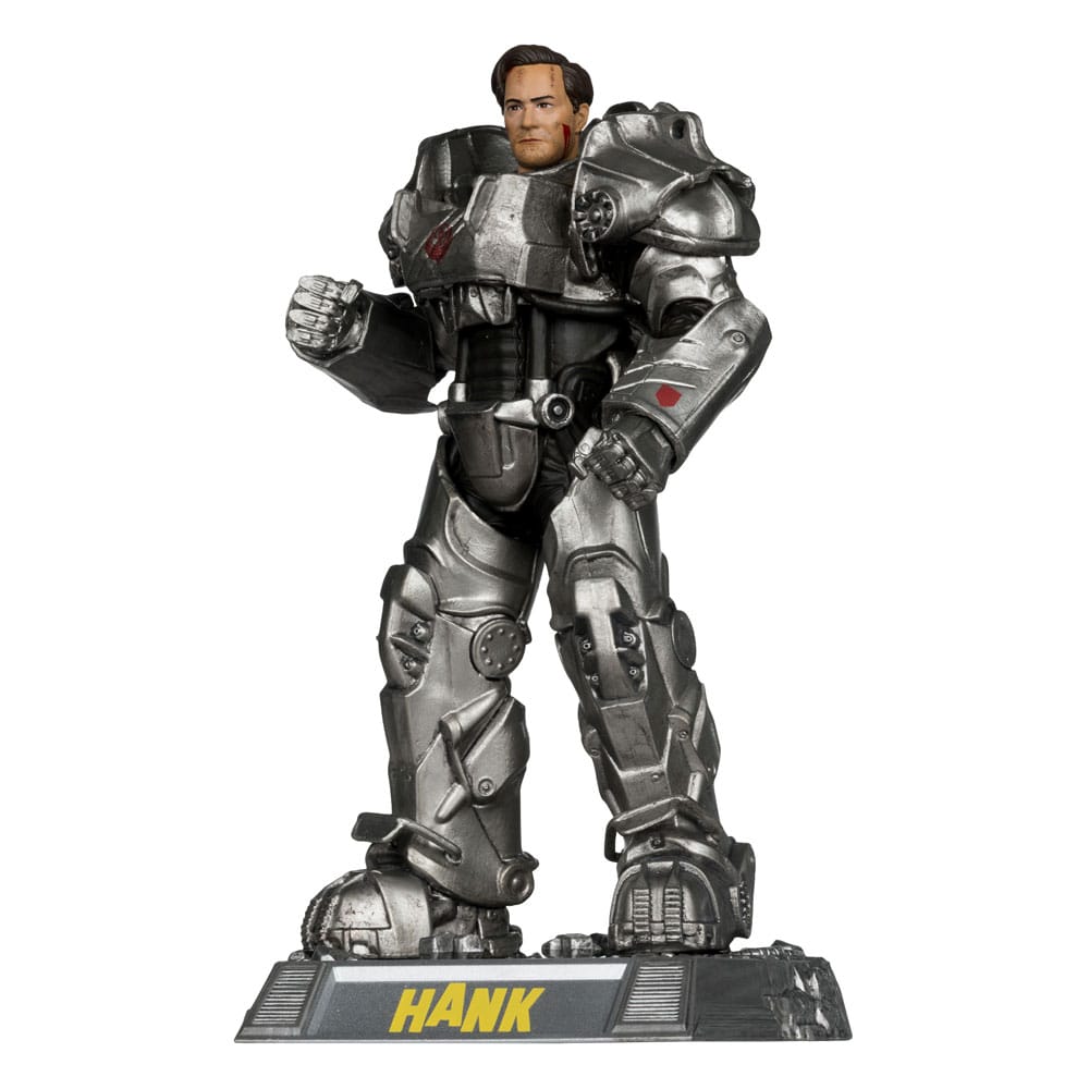 Fallout Movie Maniacs Action Figure Hank Maclean (Season 2) (Red Platinum Edition) 17 cm - The Happy Toy Store
