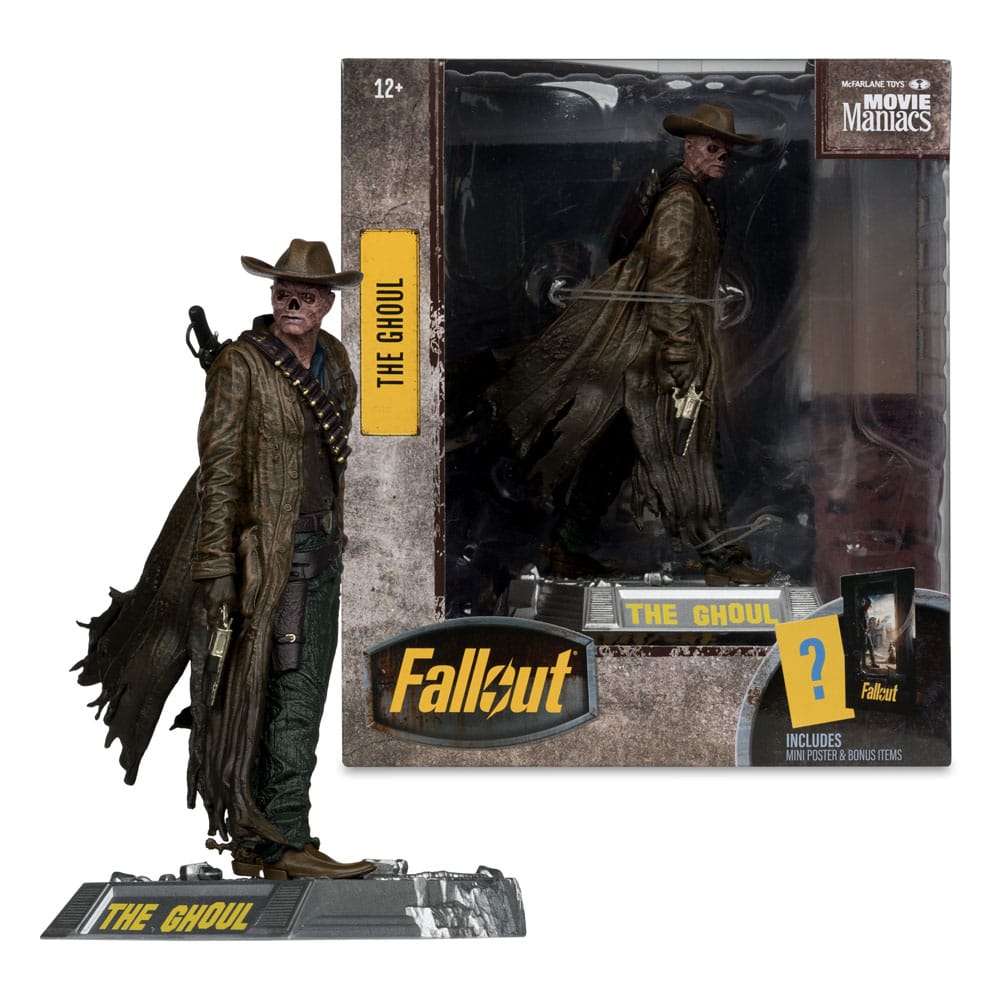 Fallout Movie Maniacs Action Figure The Ghoul (Season 2) 17 cm - The Happy Toy Store