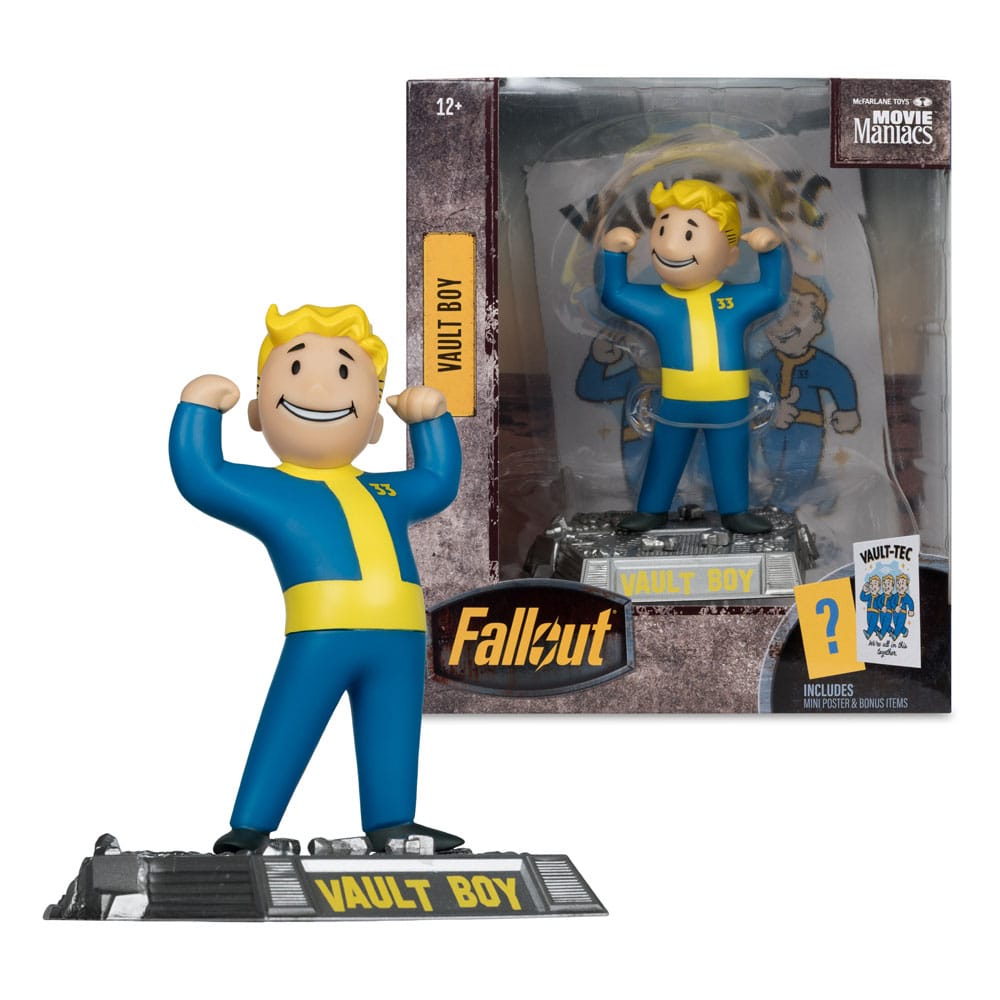 Fallout Movie Maniacs Action Figure Vault Boy Version 1 14 cm - The Happy Toy Store