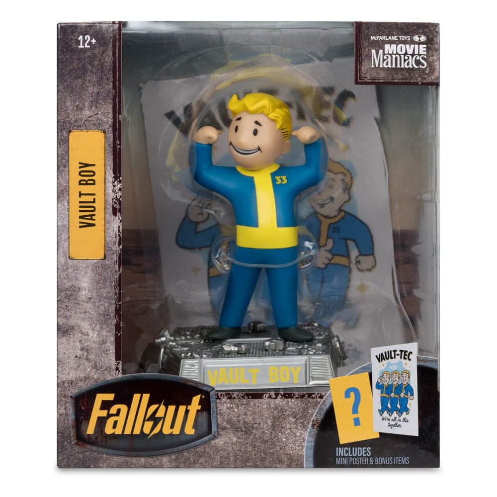 Fallout Movie Maniacs Action Figure Vault Boy Version 1 14 cm - The Happy Toy Store