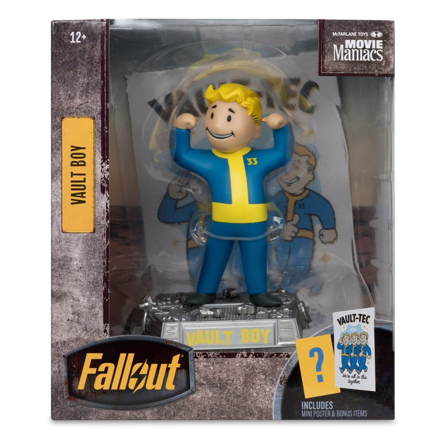 Fallout Movie Maniacs Action Figure Vault Boy Version 1 14 cm - The Happy Toy Store