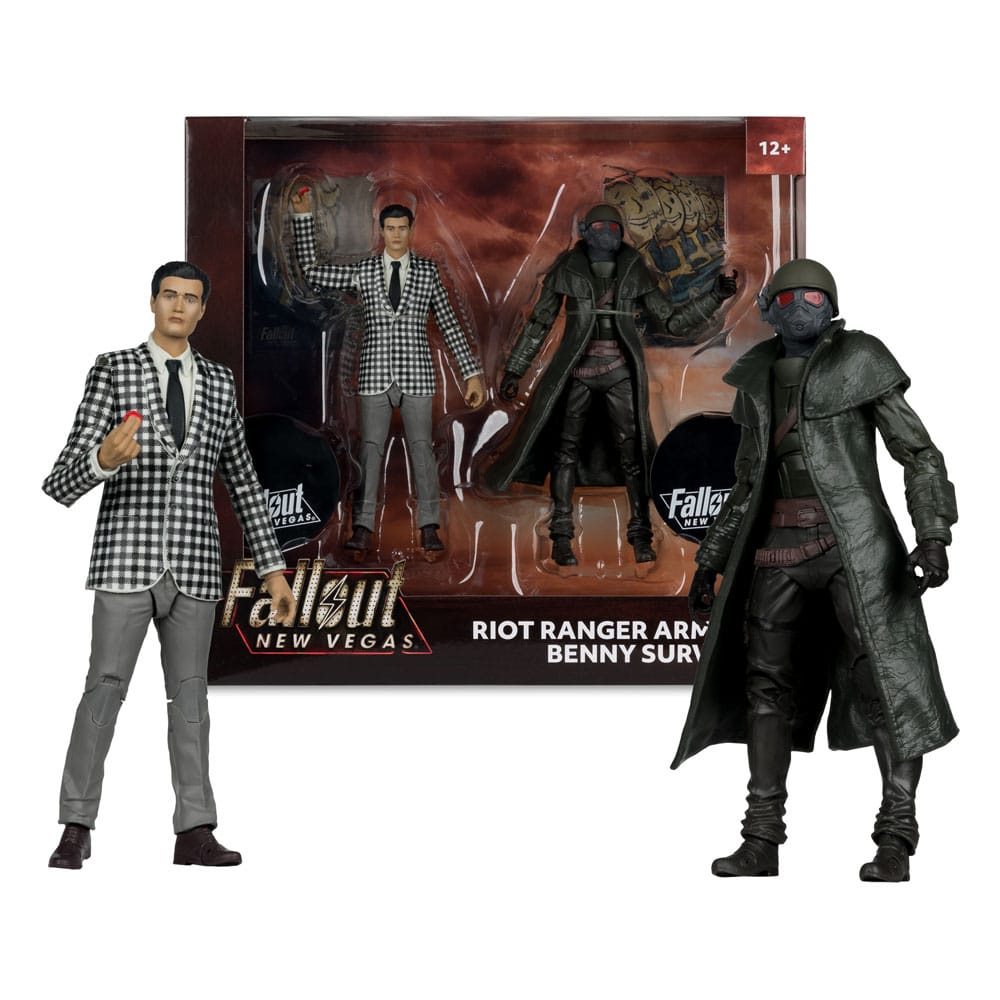 Fallout: New Vegas Statue 2 - Pack Riot Ranger Armor & Benny Survivor 18 cm - The Happy Toy Store