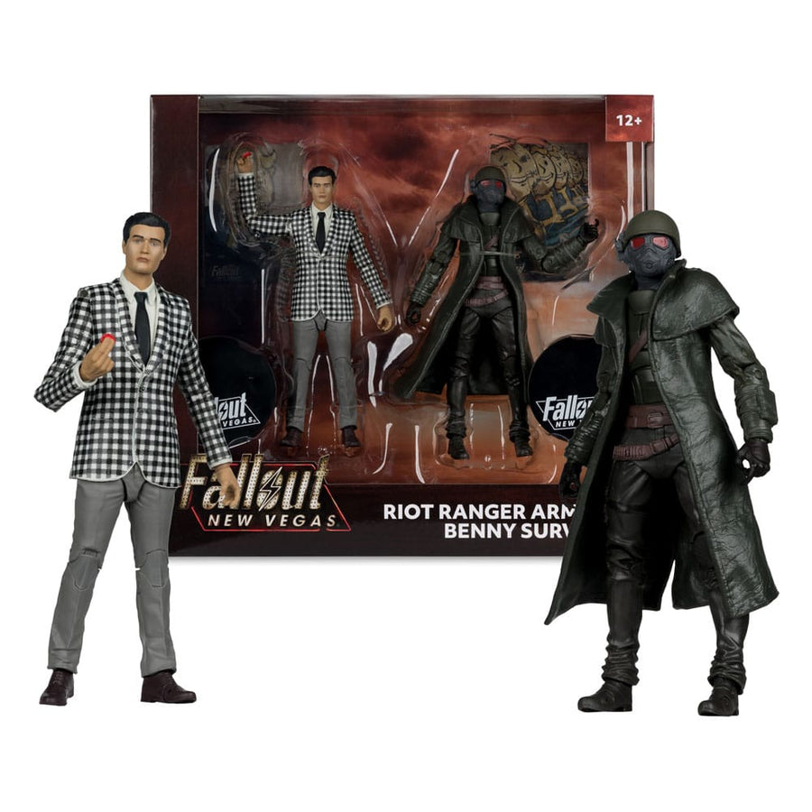 Fallout: New Vegas Statue 2 - Pack Riot Ranger Armor & Benny Survivor 18 cm - The Happy Toy Store