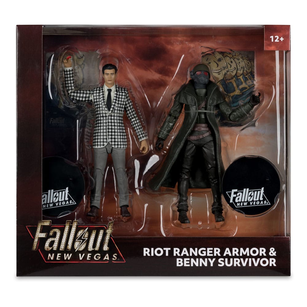 Fallout: New Vegas Statue 2 - Pack Riot Ranger Armor & Benny Survivor 18 cm - The Happy Toy Store