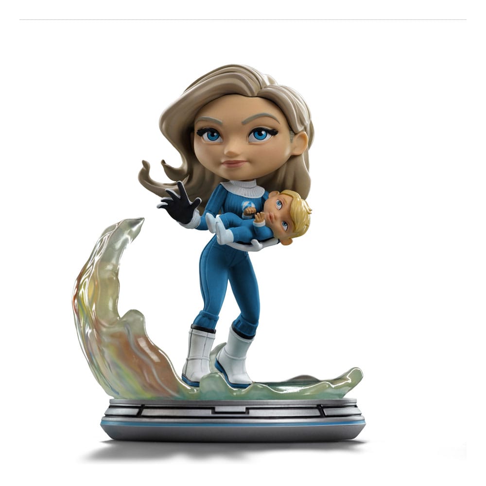 Fantastic Four Mini Co. PVC Figure Invisible Woman and Franklin 15 cm - The Happy Toy Store
