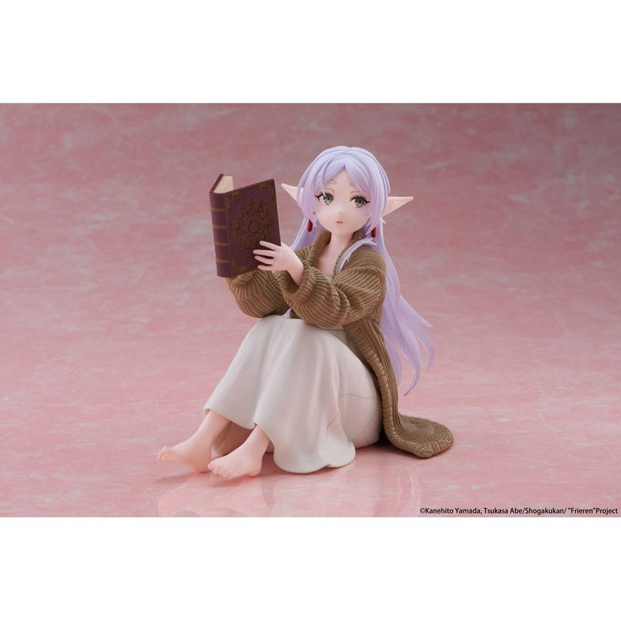 Frieren: Beyond Journey's End PVC Statue Desktop Cute Figure Frieren Roomwear Ver. 13 cm - The Happy Toy Store