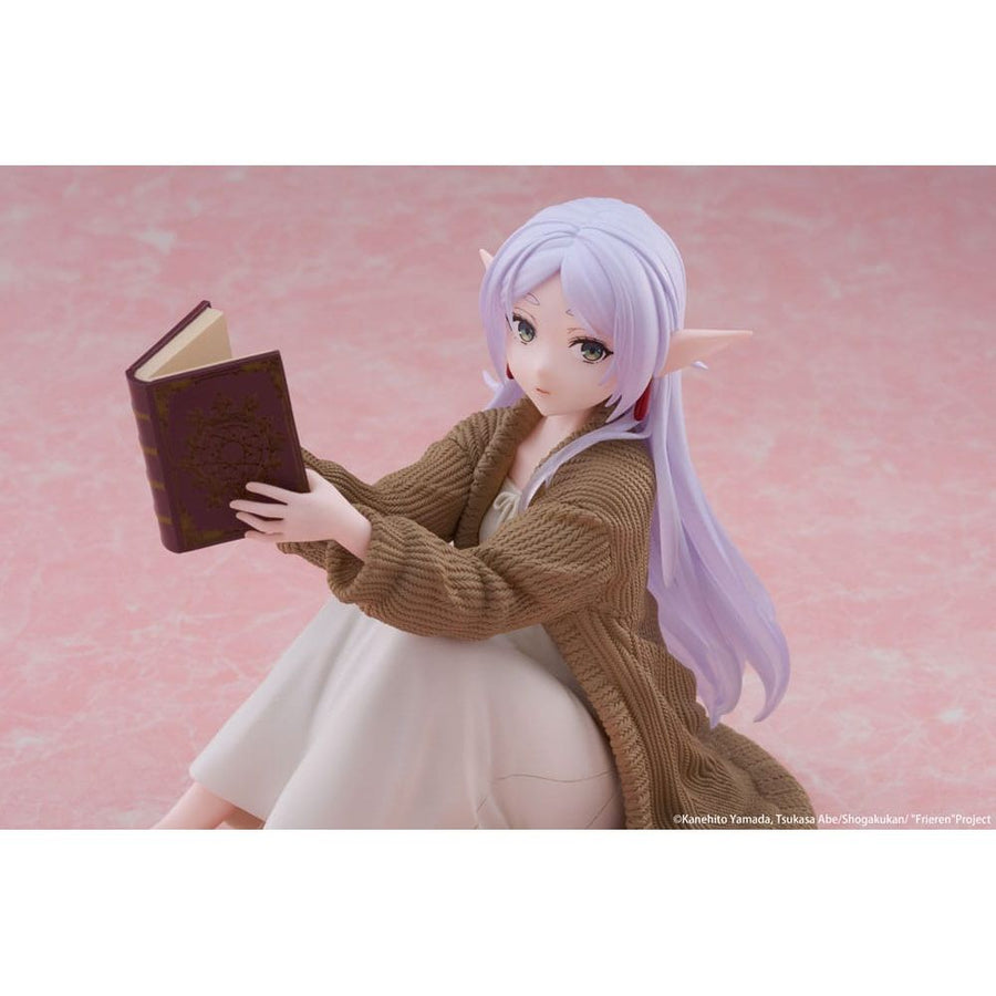 Frieren: Beyond Journey's End PVC Statue Desktop Cute Figure Frieren Roomwear Ver. 13 cm - The Happy Toy Store