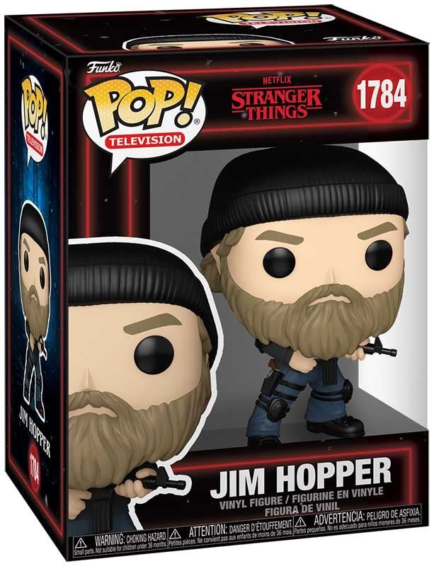 Funko Pop! Television Stranger Things Season 5 Vinyl Figure 1784 Jim Hopper - The Happy Toy Store