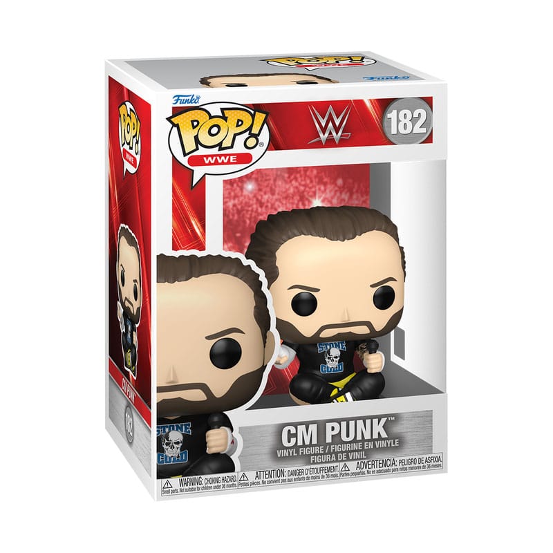 Funko Pop! WWE Vinyl Figure 182 CM Punk - The Happy Toy Store