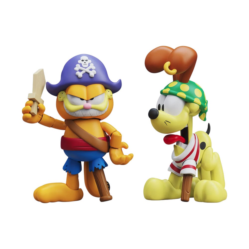 Garfield Action Figures 2 Pack Pirate Garfield and Pirate Odie - The Happy Toy Store