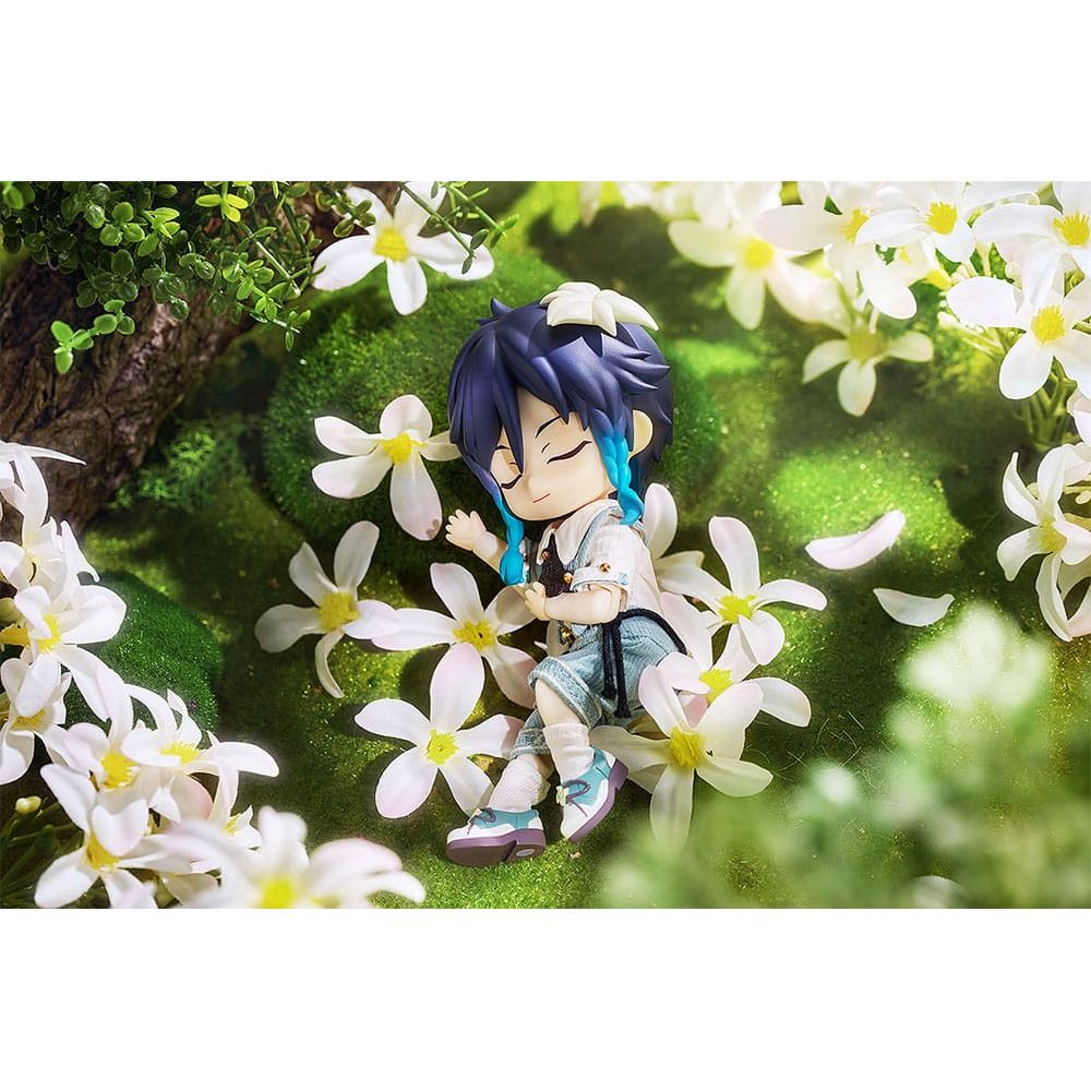 Genshin Impact Nendoroid Doll Action Figure Venti: Blue Ballad Ver. 14 cm - The Happy Toy Store