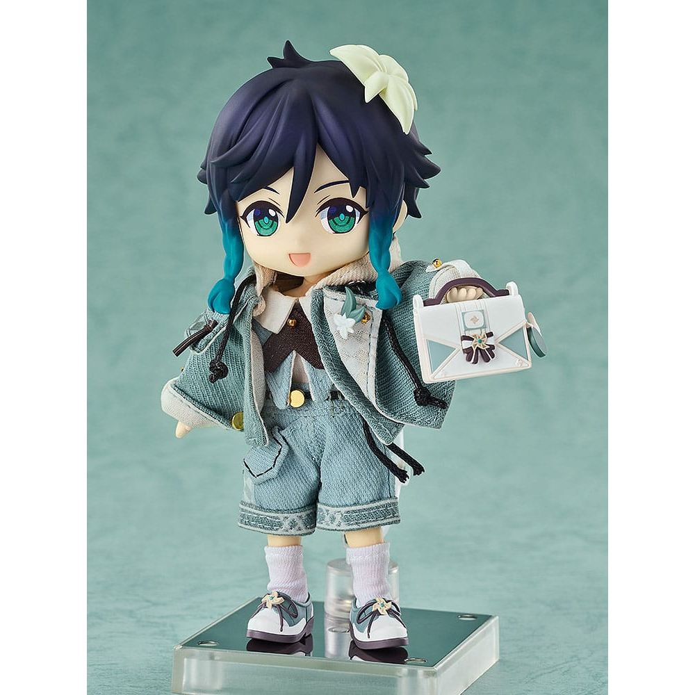 Genshin Impact Nendoroid Doll Action Figure Venti: Blue Ballad Ver. 14 cm - The Happy Toy Store