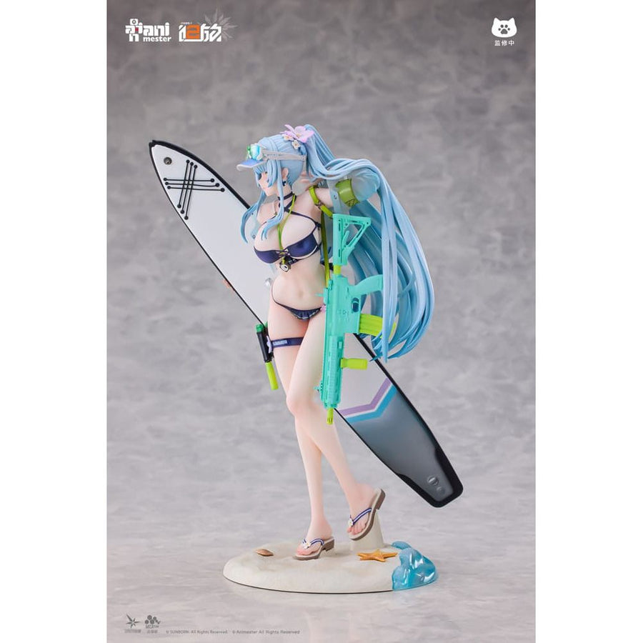 Girls' Frontline 2: Exilium Statue 1/7 HK416 Cerulean Breaker 24 cm - The Happy Toy Store
