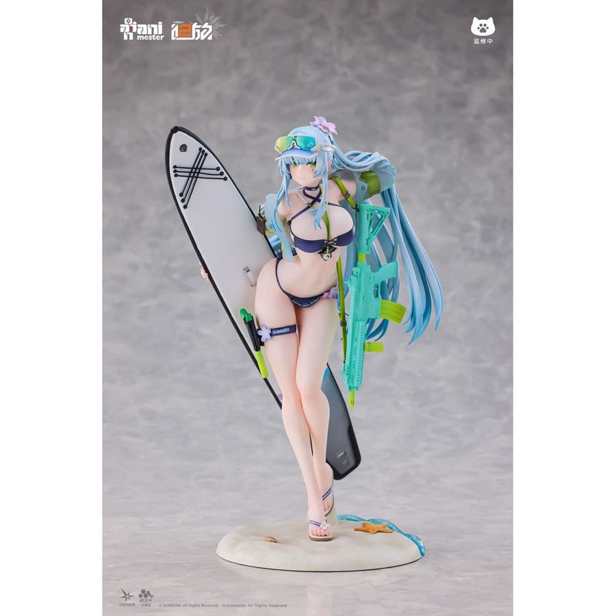 Girls' Frontline 2: Exilium Statue 1/7 HK416 Cerulean Breaker 24 cm - The Happy Toy Store