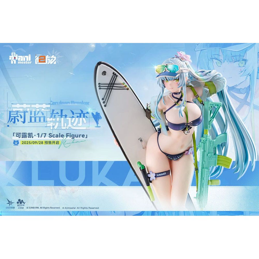 Girls' Frontline 2: Exilium Statue 1/7 HK416 Cerulean Breaker 24 cm - The Happy Toy Store