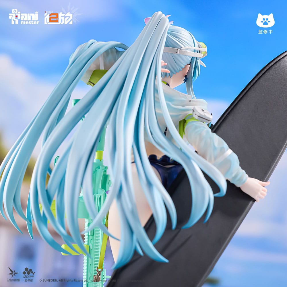 Girls' Frontline 2: Exilium Statue 1/7 HK416 Cerulean Breaker 24 cm - The Happy Toy Store