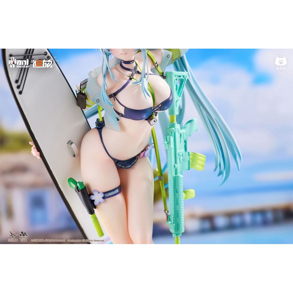 Girls' Frontline 2: Exilium Statue 1/7 HK416 Cerulean Breaker 24 cm - The Happy Toy Store