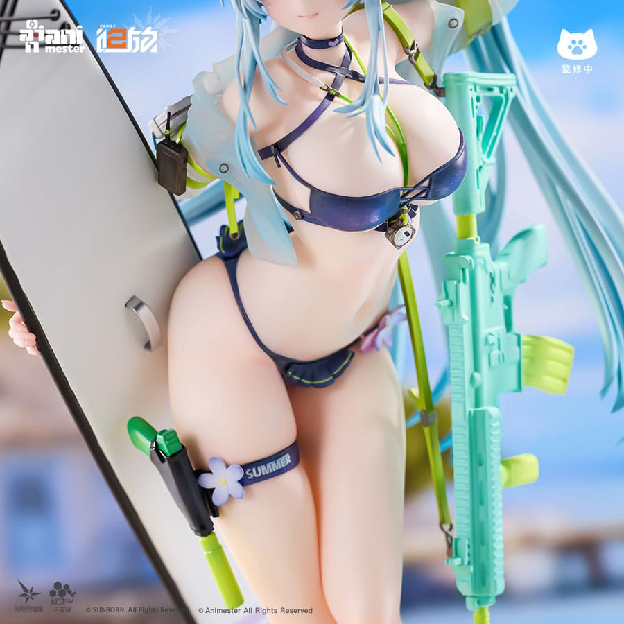 Girls' Frontline 2: Exilium Statue 1/7 HK416 Cerulean Breaker 24 cm - The Happy Toy Store