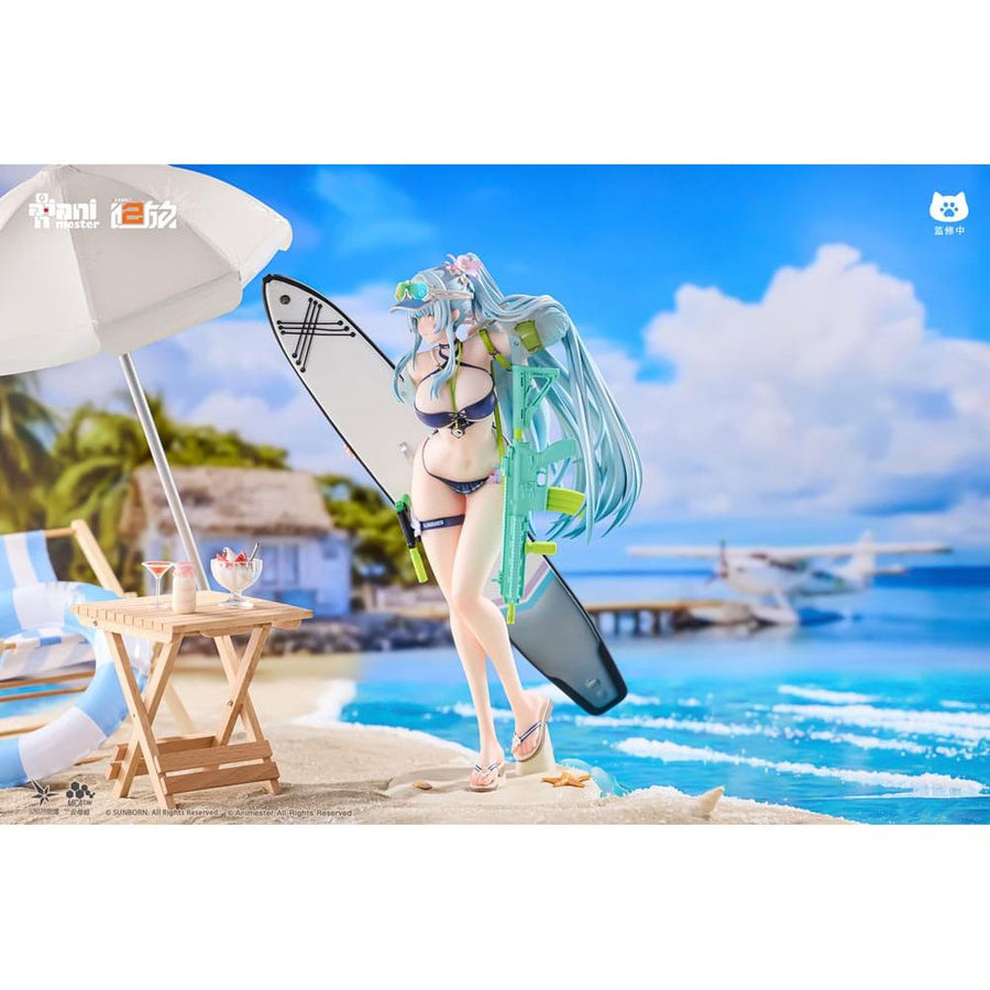 Girls' Frontline 2: Exilium Statue 1/7 HK416 Cerulean Breaker 24 cm - The Happy Toy Store