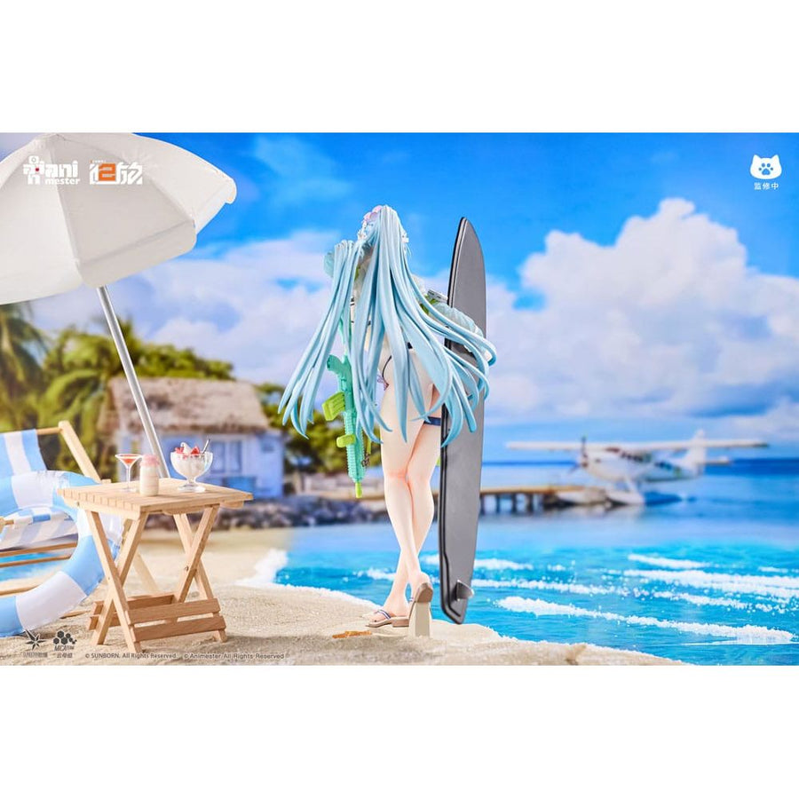 Girls' Frontline 2: Exilium Statue 1/7 HK416 Cerulean Breaker 24 cm - The Happy Toy Store