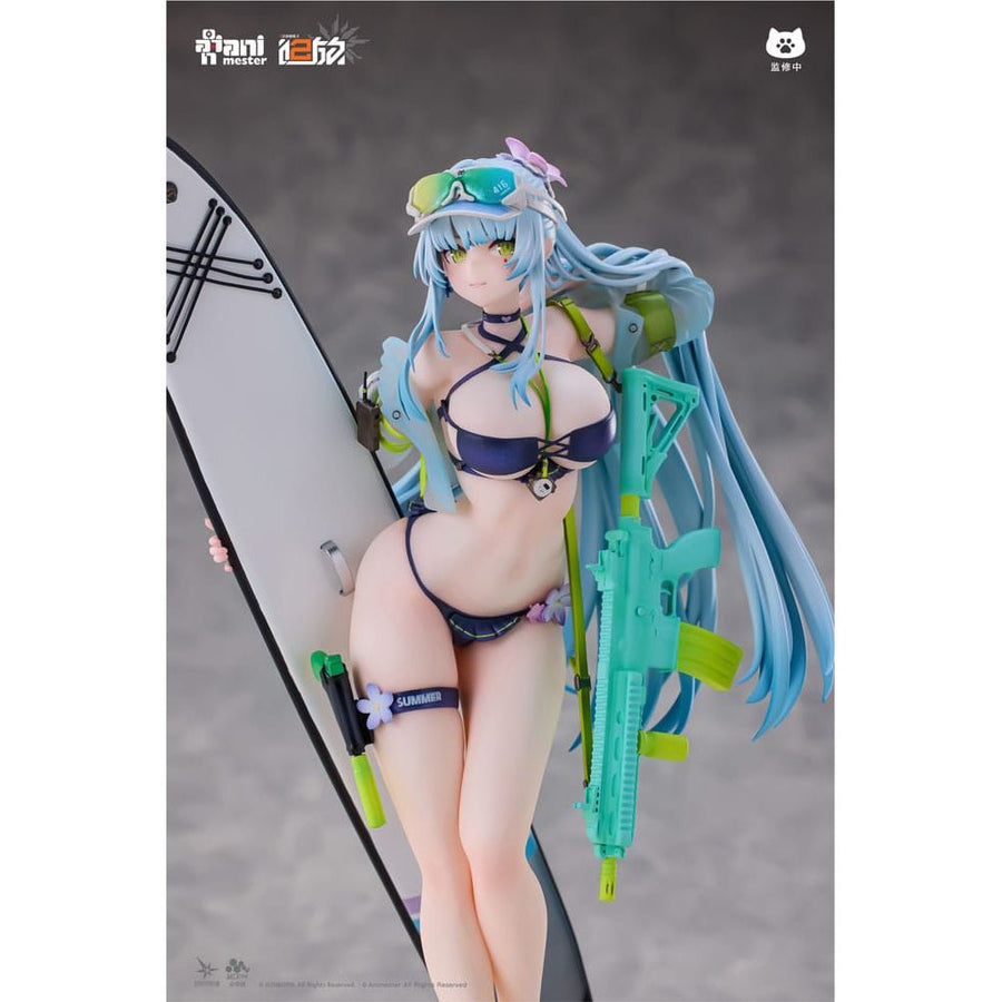 Girls' Frontline 2: Exilium Statue 1/7 HK416 Cerulean Breaker 24 cm - The Happy Toy Store