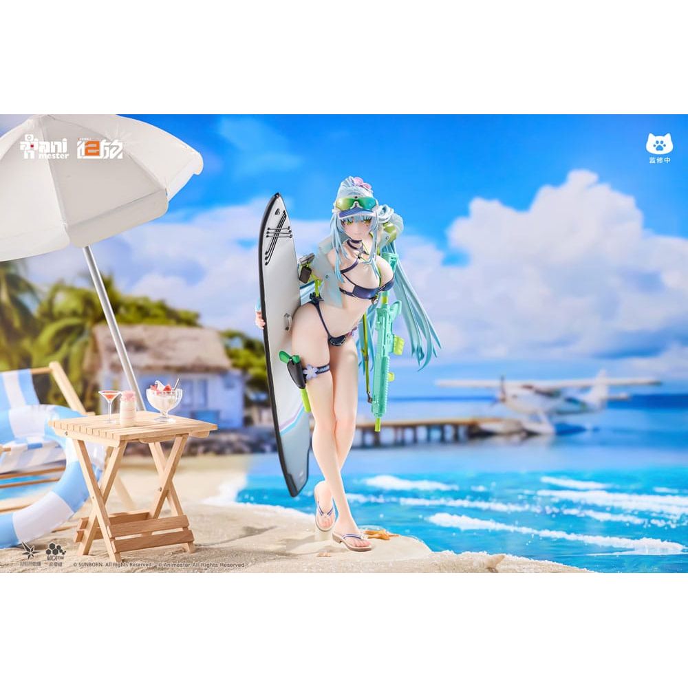 Girls' Frontline 2: Exilium Statue 1/7 HK416 Cerulean Breaker 24 cm - The Happy Toy Store