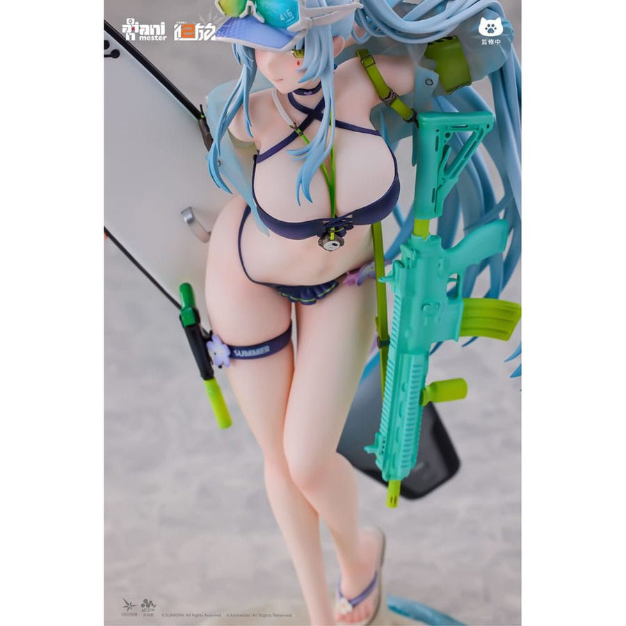 Girls' Frontline 2: Exilium Statue 1/7 HK416 Cerulean Breaker 24 cm - The Happy Toy Store