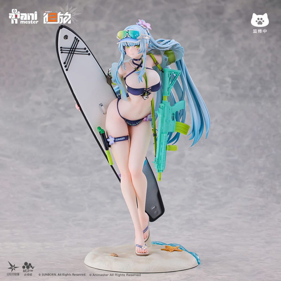 Girls' Frontline 2: Exilium Statue 1/7 HK416 Cerulean Breaker 24 cm - The Happy Toy Store