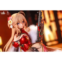 Girls' Frontline: Neural Cloud PVC Statue 1/7 DP28 Coiled Morning Glory Heavy Damage Ver. 14 cm - The Happy Toy Store
