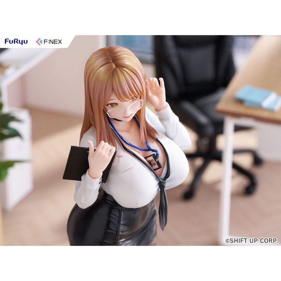 Goddess of Victory: Nikke F:Nex PVC Statue 1/7 Emma Office Therapy 25 cm - The Happy Toy Store