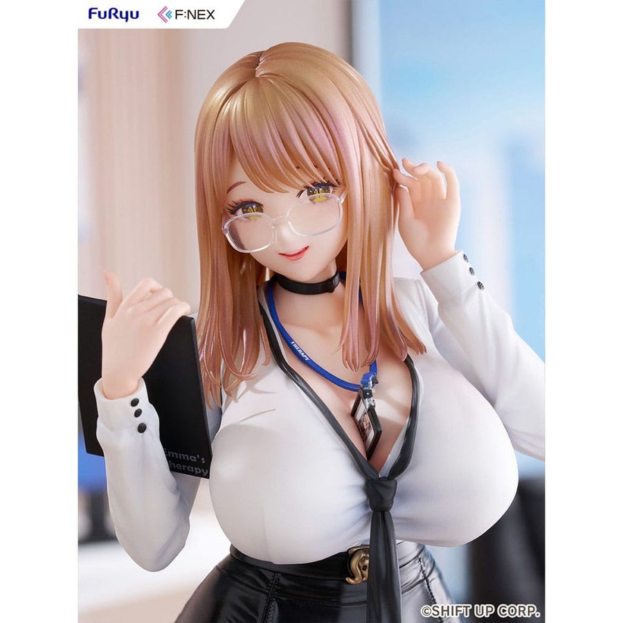 Goddess of Victory: Nikke F:Nex PVC Statue 1/7 Emma Office Therapy 25 cm - The Happy Toy Store