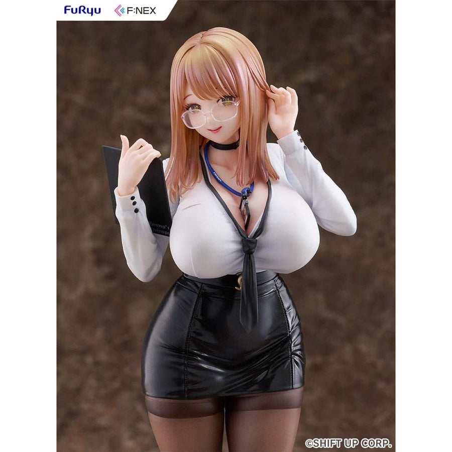 Goddess of Victory: Nikke F:Nex PVC Statue 1/7 Emma Office Therapy 25 cm - The Happy Toy Store