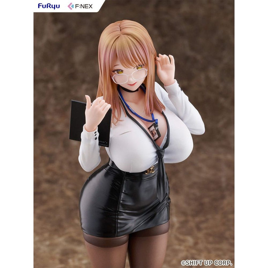 Goddess of Victory: Nikke F:Nex PVC Statue 1/7 Emma Office Therapy 25 cm - The Happy Toy Store
