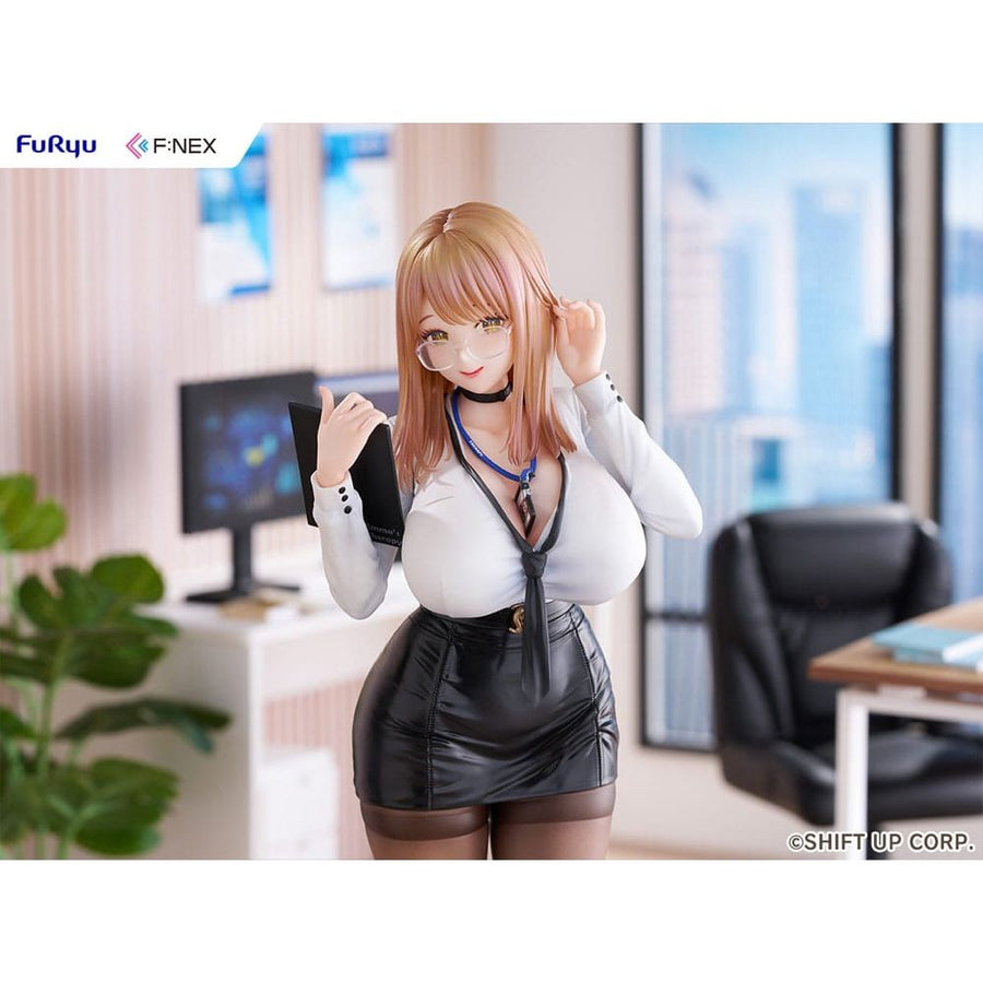 Goddess of Victory: Nikke F:Nex PVC Statue 1/7 Emma Office Therapy 25 cm - The Happy Toy Store