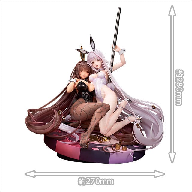 Goddess of Victory: Nikke Statue 1/7 Noir & Blanc Bunny X 777 Ver. 28 cm - The Happy Toy Store