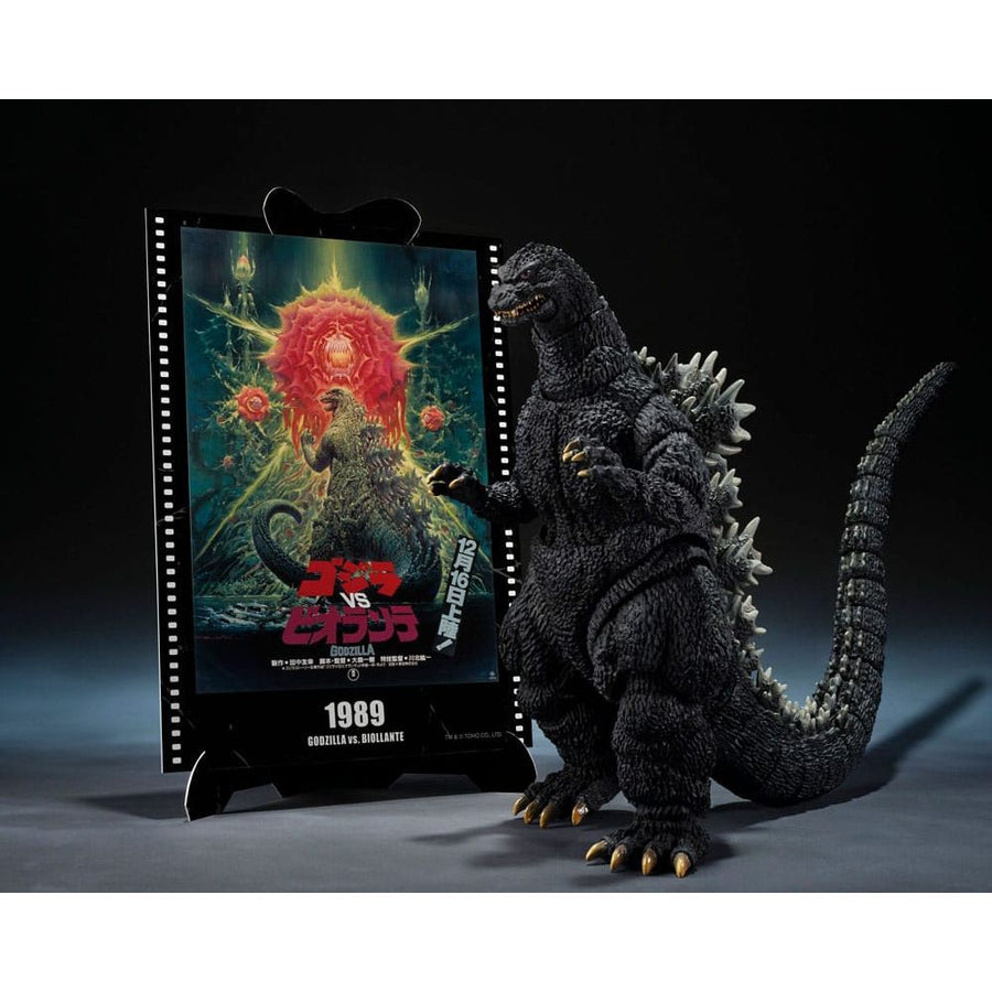 Godzilla (1989) S.H. Monster Arts Action Figure Godzilla vs. Biollante Movie Graphic Plus 16 cm - The Happy Toy Store