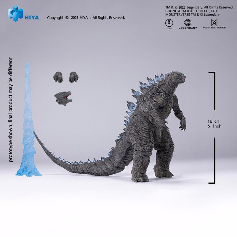 Godzilla 2014 Exquisite Basic+ Action Figure Godzilla Translucent Ver. 18 cm - The Happy Toy Store