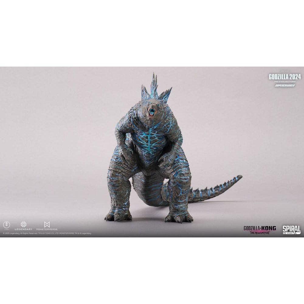 Godzilla Hall of FamePVC Statue Godzilla 2024 Pre - Evolved Form (Superchargd Version) 26 cm - The Happy Toy Store
