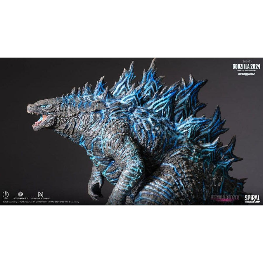 Godzilla Hall of FamePVC Statue Godzilla 2024 Pre - Evolved Form (Superchargd Version) 26 cm - The Happy Toy Store