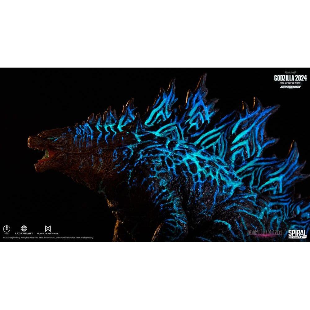 Godzilla Hall of FamePVC Statue Godzilla 2024 Pre - Evolved Form (Superchargd Version) 26 cm - The Happy Toy Store