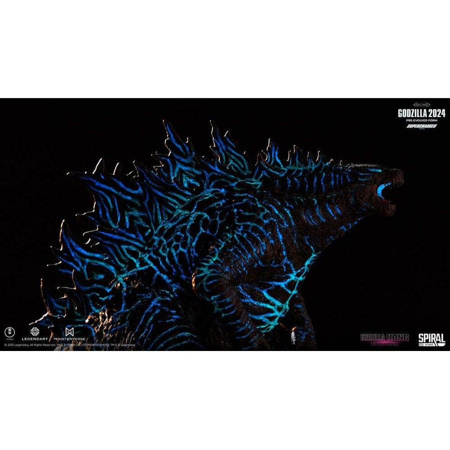 Godzilla Hall of FamePVC Statue Godzilla 2024 Pre - Evolved Form (Superchargd Version) 26 cm - The Happy Toy Store