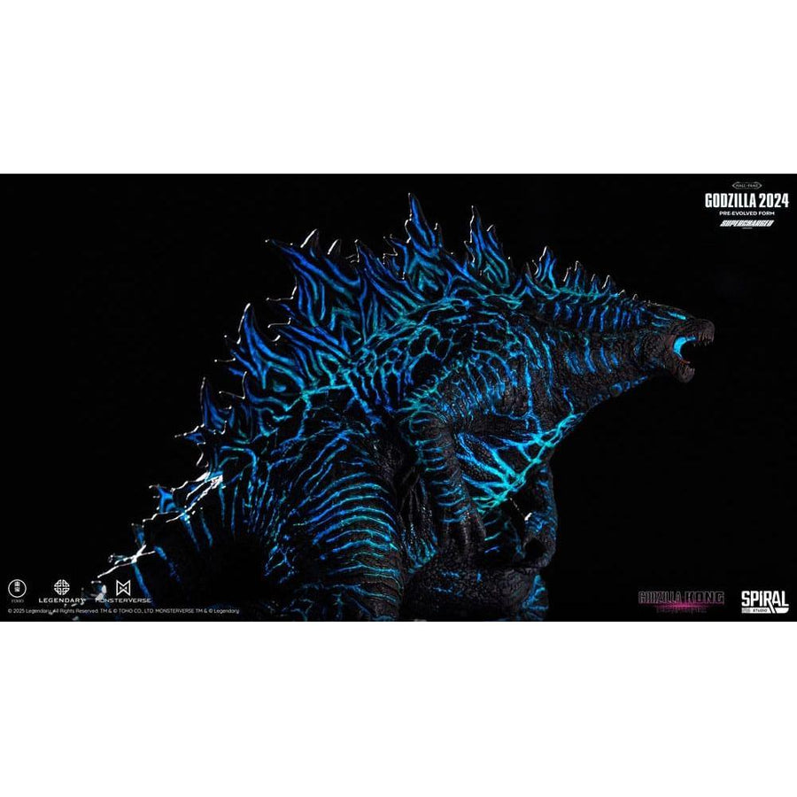 Godzilla Hall of FamePVC Statue Godzilla 2024 Pre - Evolved Form (Superchargd Version) 26 cm - The Happy Toy Store