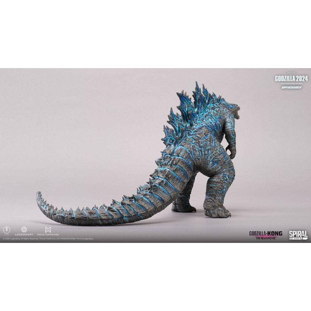 Godzilla Hall of FamePVC Statue Godzilla 2024 Pre - Evolved Form (Superchargd Version) 26 cm - The Happy Toy Store
