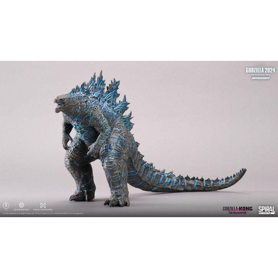 Godzilla Hall of FamePVC Statue Godzilla 2024 Pre - Evolved Form (Superchargd Version) 26 cm - The Happy Toy Store