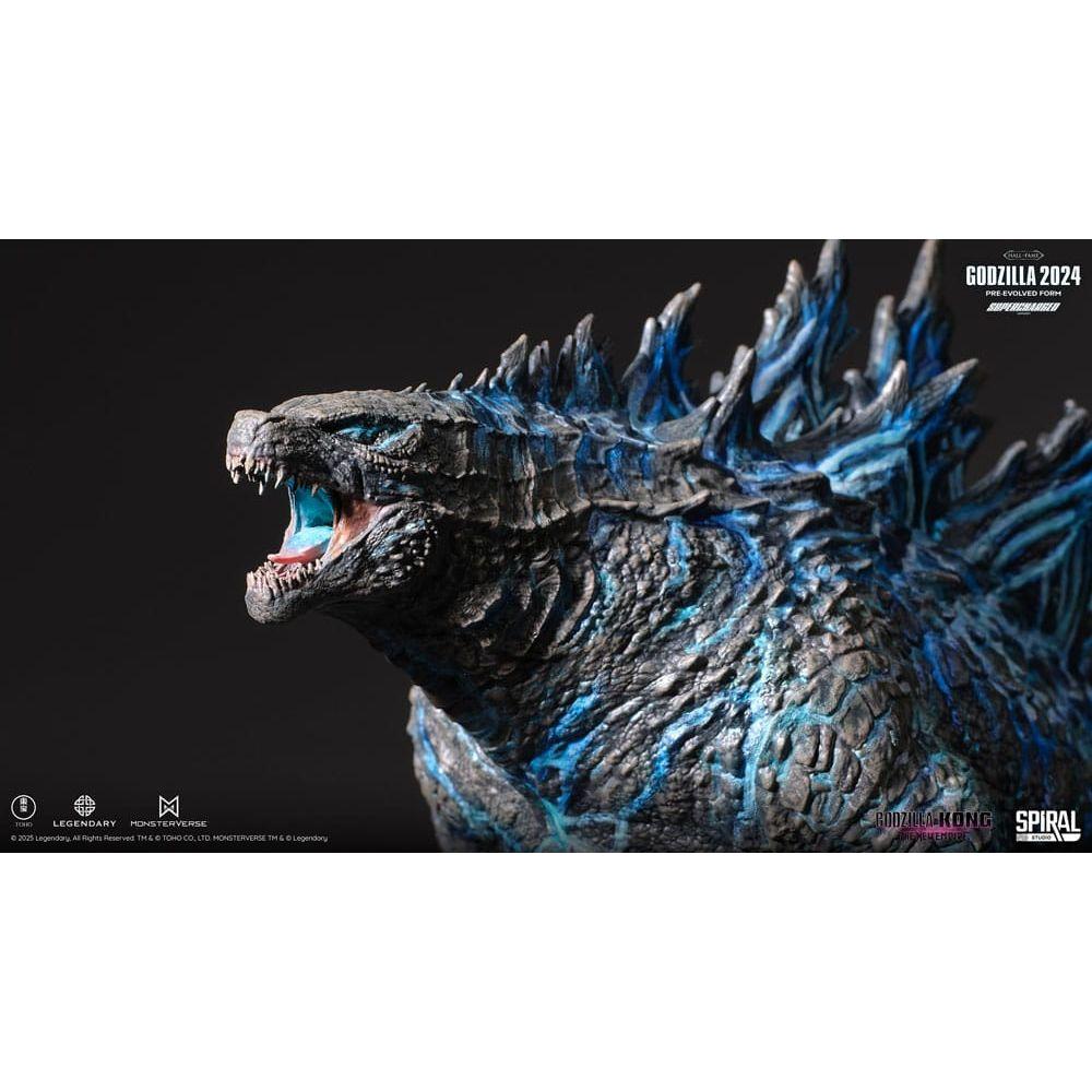 Godzilla Hall of FamePVC Statue Godzilla 2024 Pre - Evolved Form (Superchargd Version) 26 cm - The Happy Toy Store