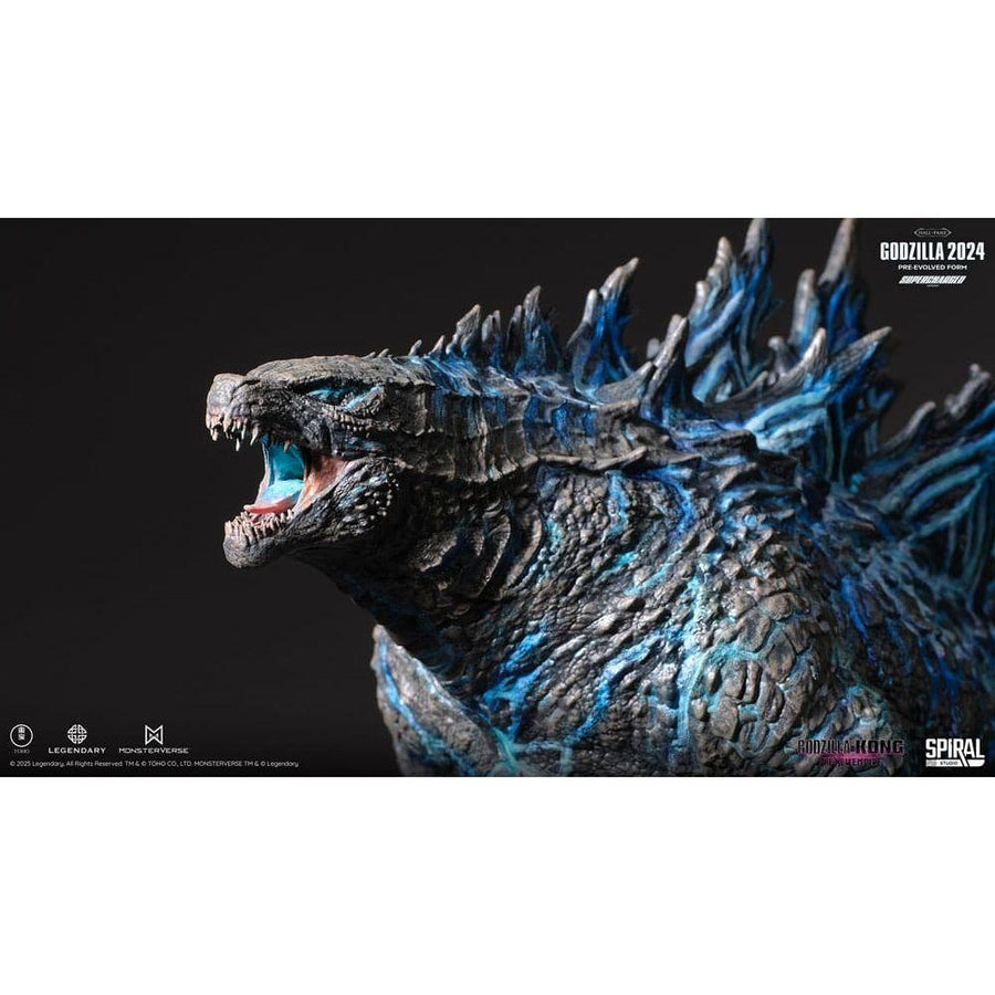 Godzilla Hall of FamePVC Statue Godzilla 2024 Pre - Evolved Form (Superchargd Version) 26 cm - The Happy Toy Store