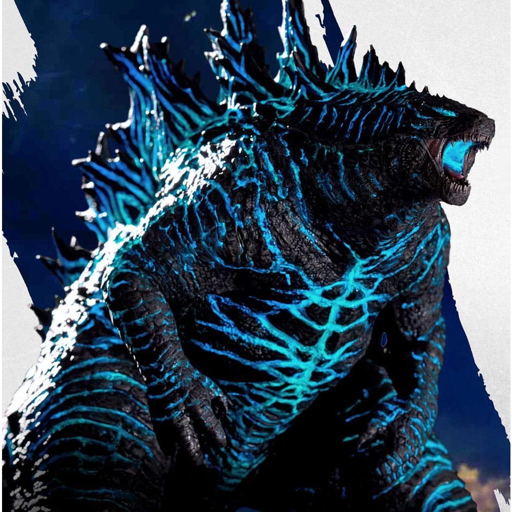 Godzilla Hall of FamePVC Statue Godzilla 2024 Pre - Evolved Form (Superchargd Version) 26 cm - The Happy Toy Store